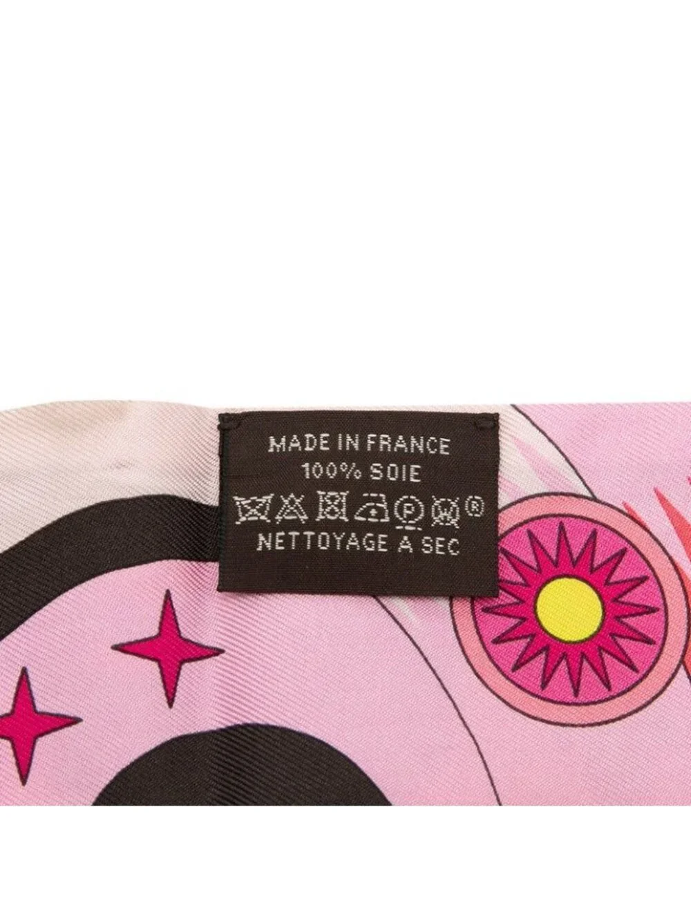 Hermes Twilly la Source de Pegase of Pegasus Scarf Pink Multicolor Silk - Picture 5 of 5